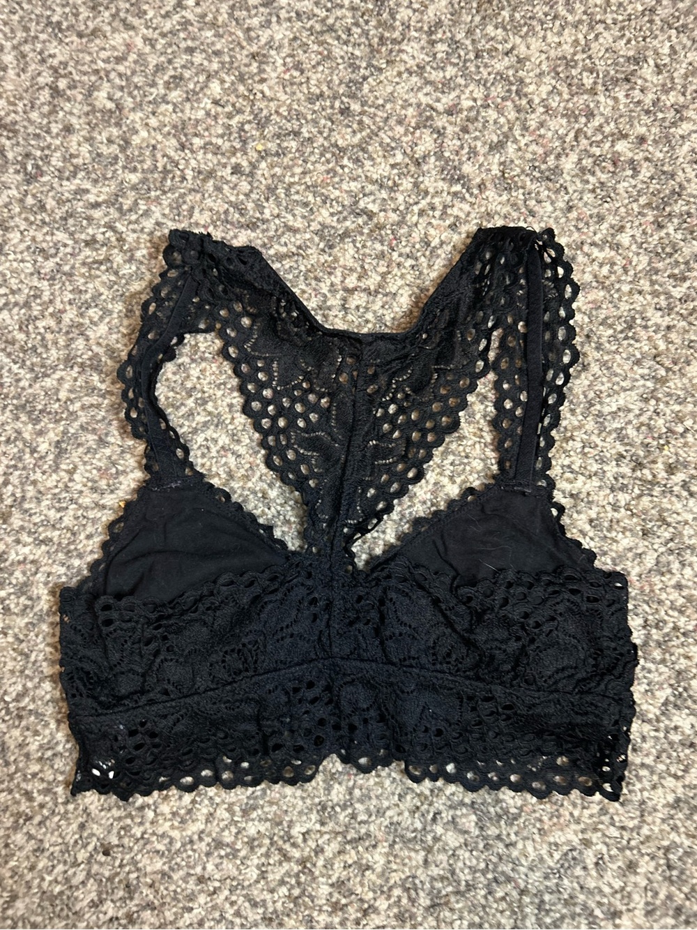 Aerie Lace Racerback Bralette - Black